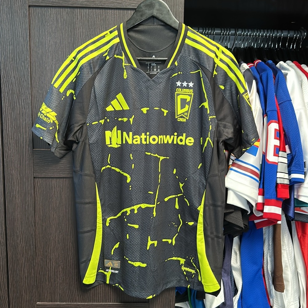 Darlington Nagbe Columbus Crew adidas 2025 The Goosebumps Kit Authentic Jersey - Picture 1 of 8